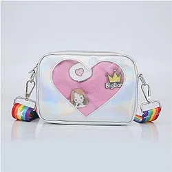 Ita Bag World - Love Heart Shape &amp; Rainbow Colors Ita Bag