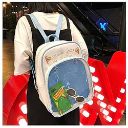 ITA BAG WORLD Lovely Transparent Double-sided Ita Bag