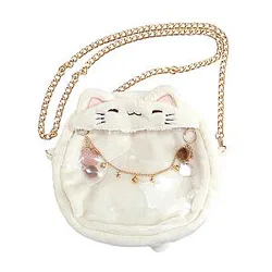 ITA BAG WORLD - Adorable Cat Rabbit Shape Plush Ita Shoulder Bag