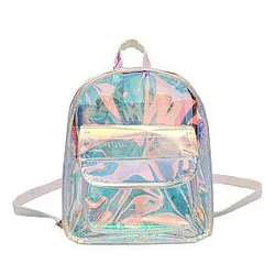 ITA BAG WORLD Transparent Laser Hologram Ita Backpack Bag