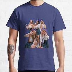 Itzy T-Shirts - Itzy With Blue Hearts Classic T-Shirt RB1201