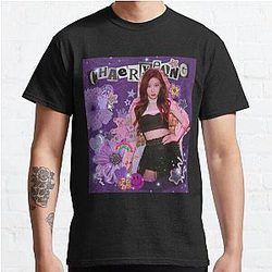 Itzy T-Shirts - Itzy Chaeryeong Retro Edit  Classic T-Shirt RB1201