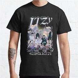 Itzy T-Shirts - ITZY "Checkmate" Classic T-Shirt RB1201