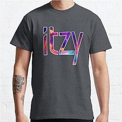 Itzy T-Shirts - ITZY Logo Abstract Classic T-Shirt RB1201