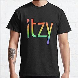 Itzy T-Shirts - ITZY Rainbow Logo  Classic T-Shirt RB1201
