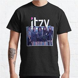 Itzy T-Shirts - ITZY Blue Classic T-Shirt RB1201