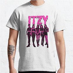 Itzy T-Shirts - ITZY Pink Classic T-Shirt RB1201