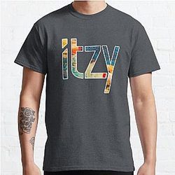 Itzy T-Shirts - ITZY Logo Abstract 2 Classic T-Shirt RB1201