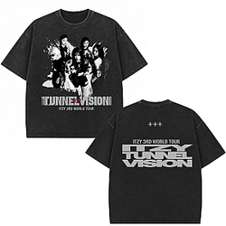 ITZY Tunnel Vision Front Pic HTCT0107 Itzy T-Shirts