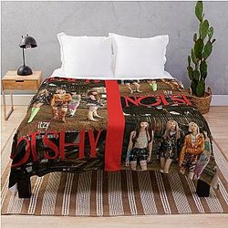 Itzy Blanket - ITZY Not Shy Fans Everywhere, gift for girlfriend or boyfriend  RB1201
