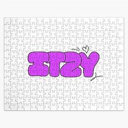 Itzy Puzzles- Itzy kpop love purple Jigsaw Puzzle RB1201