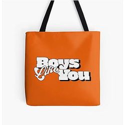 Itzy Bags - ITZY - Boys Like You Logo (2) All Over Print Tote Bag RB1201