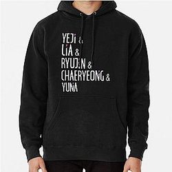 Itzy Hoodies - ITZY Names Pullover Hoodie RB1201