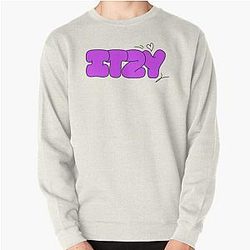 Itzy Sweatshirts - Itzy kpop love purple Pullover Sweatshirt RB1201