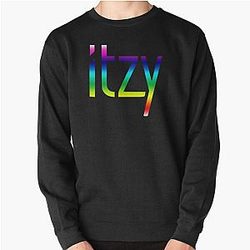 Itzy Sweatshirts - Itzy kpop colorful logo Pullover Sweatshirt RB1201