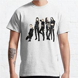 Itzy T-Shirts - ITZY MAFIA IN THE MORNING (Black ver. 1) Classic T-Shirt RB1201