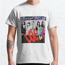 Itzy T-Shirts - ITZY CRAZY IN LOVE Album Cover Classic T-Shirt RB1201
