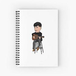 Ivan Cornejo With Guitar Spiral Notebook