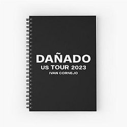 Ivan Cornejo Merch Danado Us Tour Spiral Notebook
