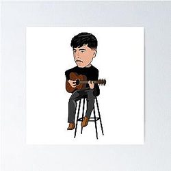 Ivan Cornejo With Guitar Poster