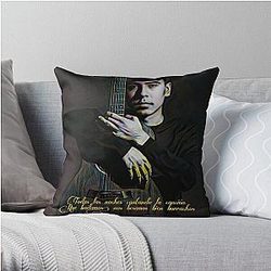 Ivan Cornejo - Esta Dañado Song Best line_PurpYellow Throw Pillow