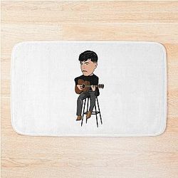 Ivan Cornejo With Guitar Bath Mat