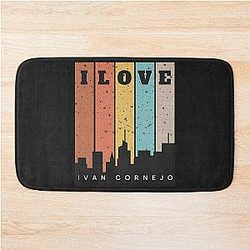Ivan Cornejo alma vacia lovers Bath Mat