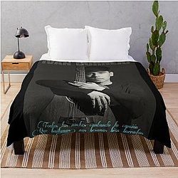 Ivan Cornejo - Esta Dañado Song Best line_Blue Highlight Throw Blanket