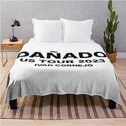 Ivan Cornejo Merch Danado Us Tour Throw Blanket