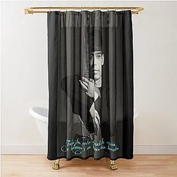 Ivan Cornejo - Esta Dañado Song Best line_Blue Highlight Shower Curtain