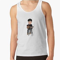 Ivan Cornejo With Guitar Tank Top