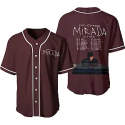 Mirada Tour Baseball Jersey Ivan Cornejo Shirts