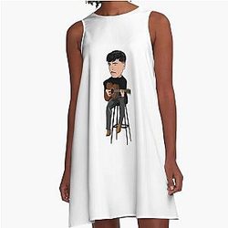Ivan Cornejo With Guitar A-Line Dress