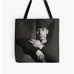 Ivan Cornejo - Esta Dañado Song Best line_Blue Highlight All Over Print Tote Bag