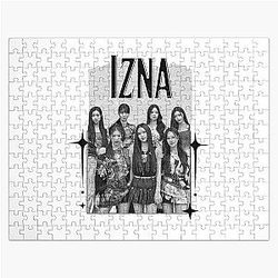 Izna Kpop Girl Group Collage Cozy Vintage Design Jigsaw Puzzle