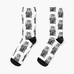 Izna Kpop Girl Group Cozy Y2K Vintage Design Socks