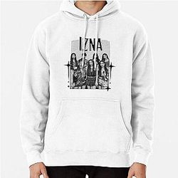 Izna K Pop Girl Group Scrapbook Cozy Y2K Vintage Design Pullover Hoodie
