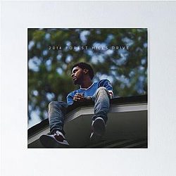 2014 Forest Hills Drive j cole Poster