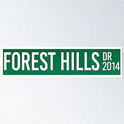 J Cole Forest Hills Poster