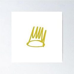 J. Cole - Born Sinner Crown Poster