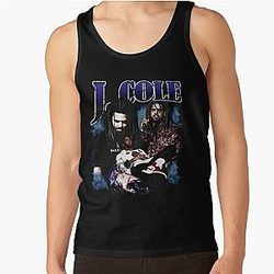 J Cole Rapper Retro Vintage Tank Top