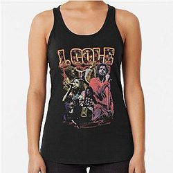 J Cole Rapper Vintage Rap Music Racerback Tank Top