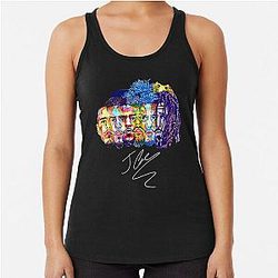 J Cole Rapper Vintage Rap Music Racerback Tank Top