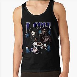 J Cole Rapper Vintage Rap Music Tank Top