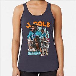 J Cole Band T-Shirt, Retro Vintage Hip Hop Rap Shirt Men's Women Unisex S-3XL Racerback Tank Top