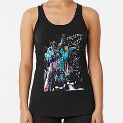 J Cole Rapper Vintage Rap Music Racerback Tank Top