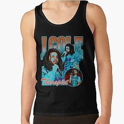 J Cole Rapper Vintage Rap Music Tank Top