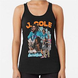 J Cole Band, Retro Vintage Hip Hop Rap Men's Women S-3XL Racerback Tank Top