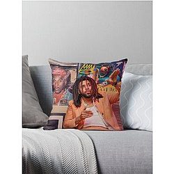 J Cole – King Cole - Cole World Throw Pillow