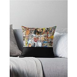 J Cole  J Cole Portrait Poster Throw Pillow